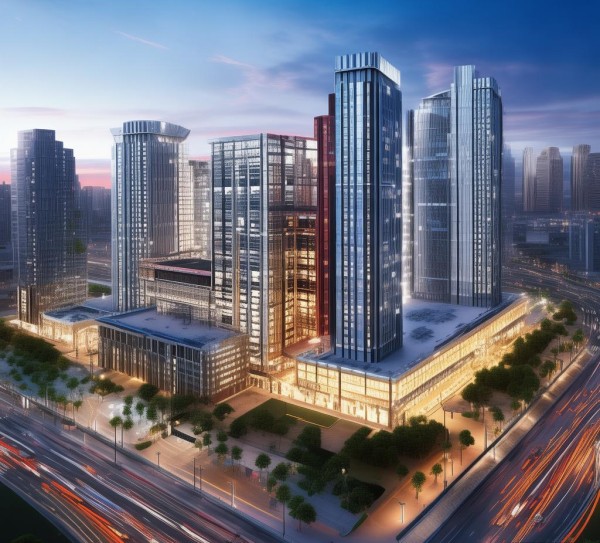 邳州市官湖商贸城建设项目图,区域商贸新地标与城市发展的战略赋能