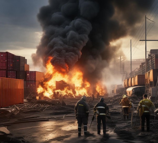 商贸物流火灾案例分析，事故教训与防控策略研究